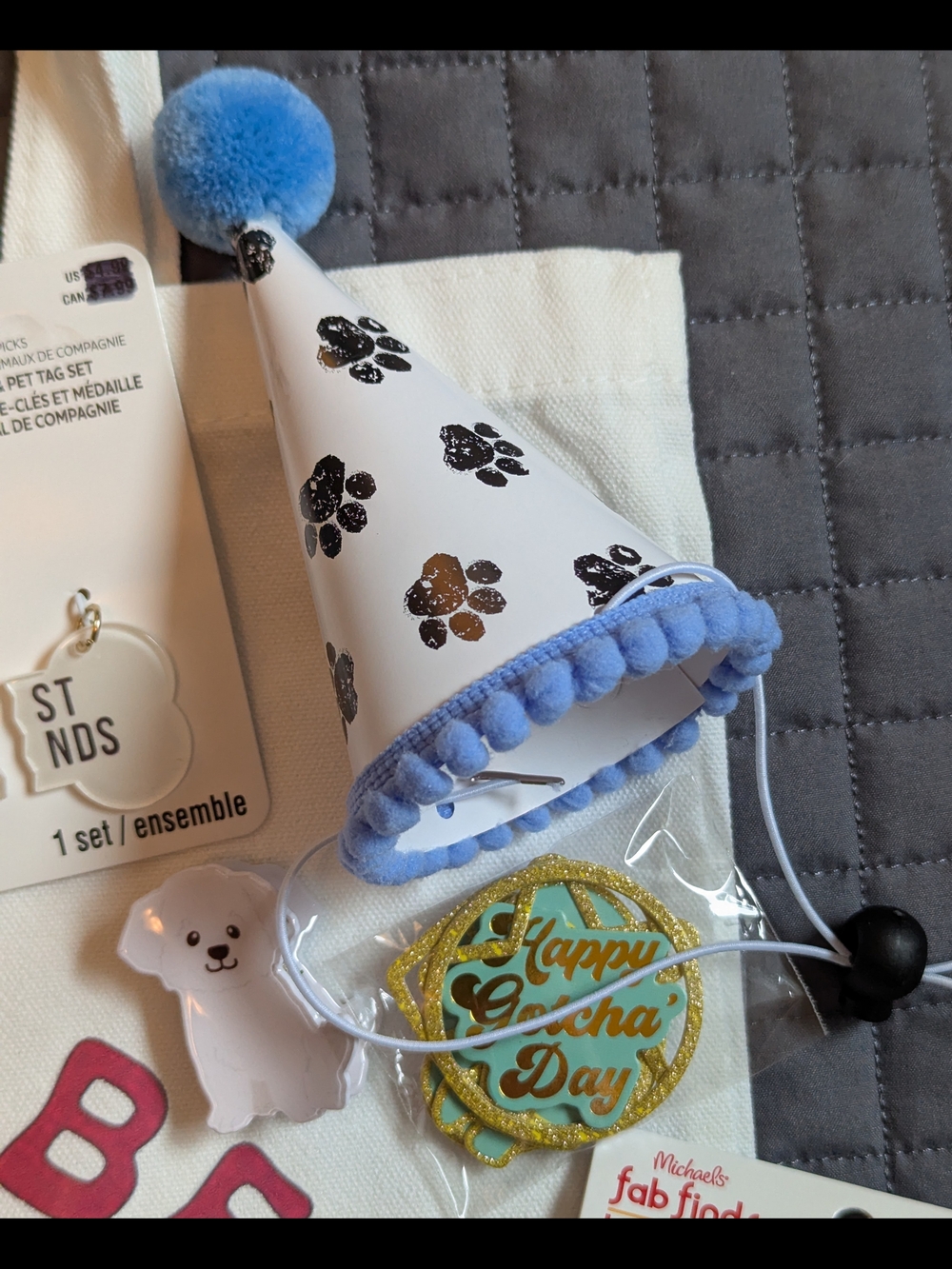 World's Best Dog Mom Set With Tote Bag - Picture 6 of 9